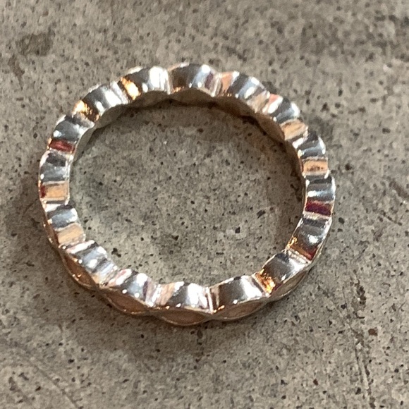 RETIRED Better Together White Enamel Ring - Picture 5 of 5